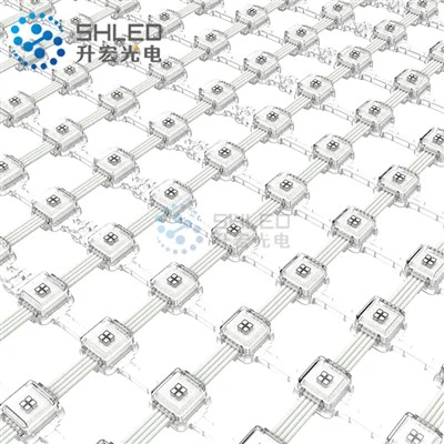 Tela de malha LED flexível