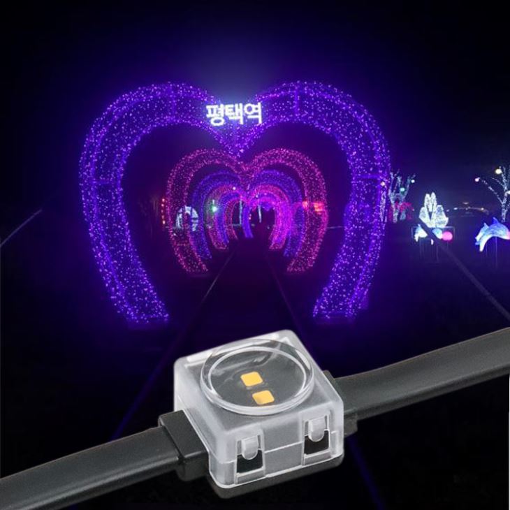 Iluminação de parque WS2801 LED Pixel