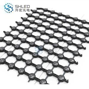 Malha de tela de fachada de mídia LED