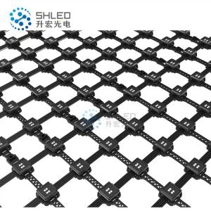 A cortina conduzida transparente da malha conduziu a malha