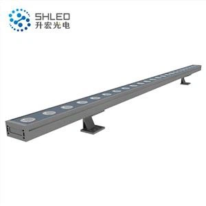 Luz de lavagem de parede de barra linear led dmx rgb