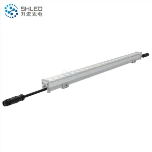 Iluminação linear LED embutida moderna com link